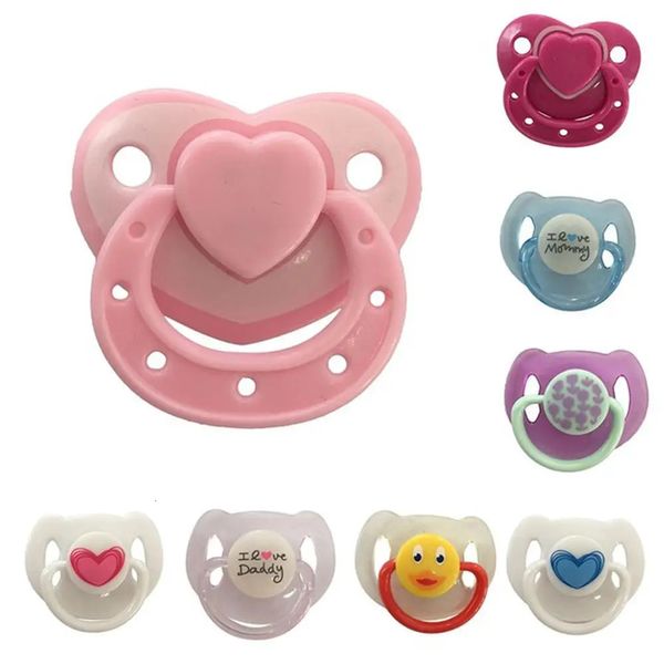 Dummy -Schnuller -Magnet Brustwarzen Magnetischen Schnuller für wiedergeborene Babypuppen geboren DIY Kids Spielzeug süße schöne Babys liefert 240409