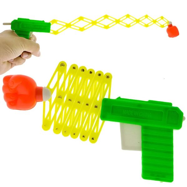 Childrens April Fools Day Prann No Novelty Toy Funny Retrattile Fist Shooting Abilità Decompressione Classic 240410