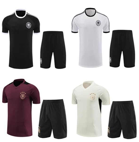 2023 2024 2025 Deutschland Trainingsanzug Fußballtrikot Kroos Gnabry Muller GOTZE Fußballhemd 23/24/25 Deutschland Training Anzug Shirt Männer Kids Kit Sportswear