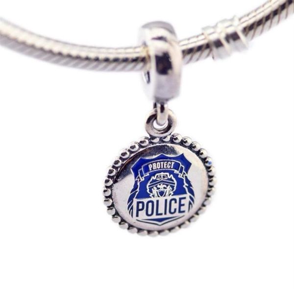 Charms policiais Biads S925 Silver Fits para bracelete de joias DIY Eng79116954 H88436444