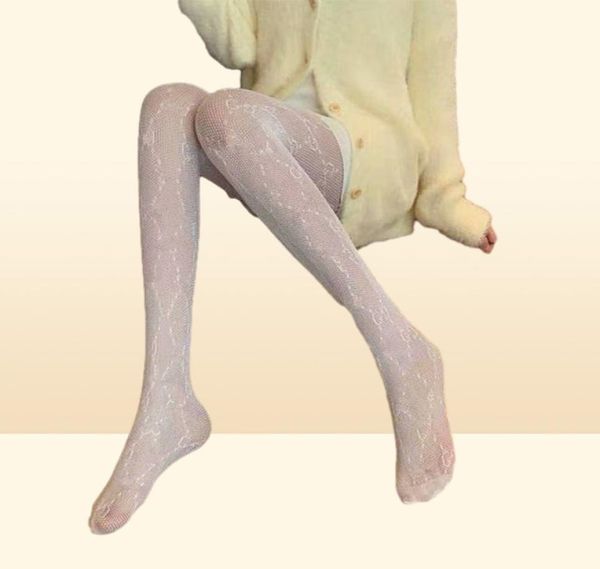 20 projetos de meias sexy meias longas para mulheres luxuosas femininas de seda de seda cartas meias de meias da rede de casamentos parda de casamento calcaneta -2981555