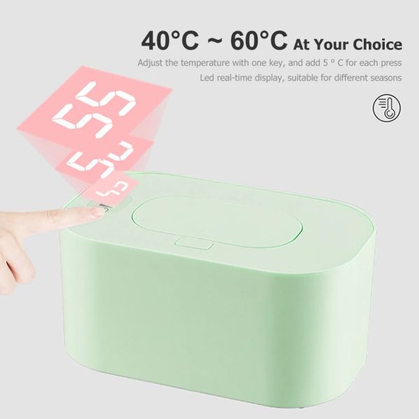 Kessel Babytücher Heizung Wischtücher wärmere USB -Schweißtücher nasses Gewebepapier wärmer Maschinenheizungsbox für Heimatauto -Hausgeräte
