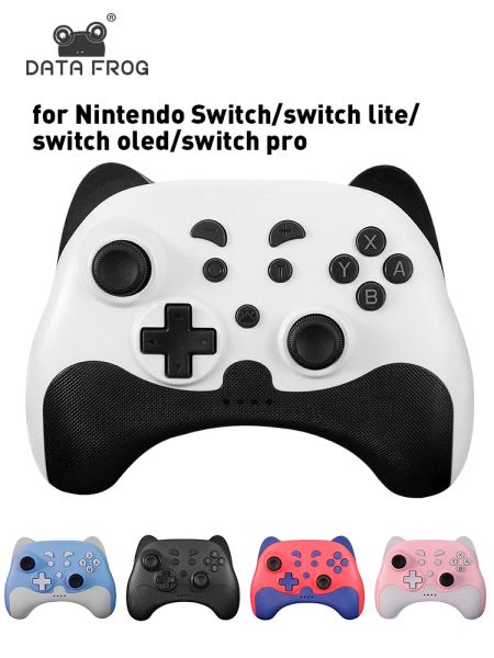 GamePads Data Frog Wireless Switch Controller para Switch/Switch Lite/Switch OLED Remote Joystick Switch Pro Gamepad para PC