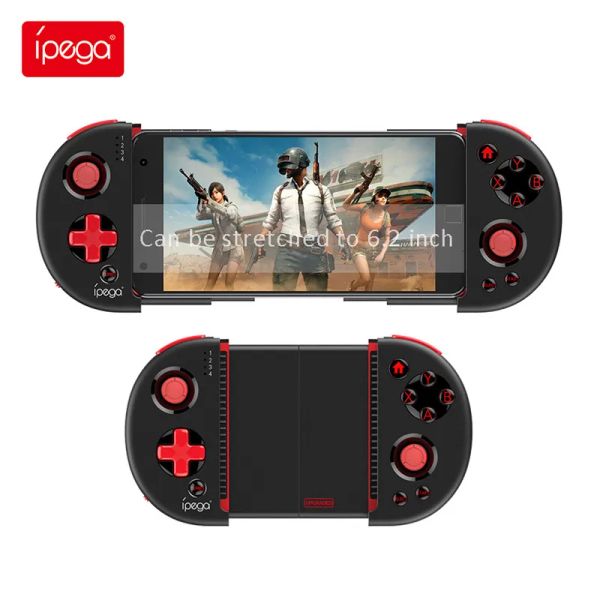 GamePads Ipega cellulare gamepad wireless bluetooth controller di gioco estensobile portatile per Android iOS Tablet TV Box 9087