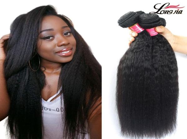 8A Brasilianisch Kinky Straight Human Hair Günstig peruanische malaysische indische Yaki -Haarth -Erweiterungen Brasilianische Haarhaare 34339786