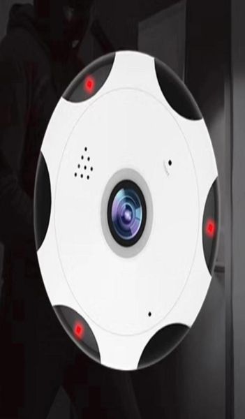360 -Grad Panorama IP Camera Fisheye 3d VR 1080p Wireless WiFi 24 GHz Überwachungskamera Super Weitwinkel Unterstützung IR Night Epecket3674640