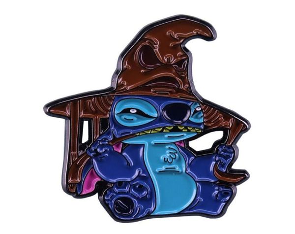 Süße Eisabzeichen Magie Hut Pin Prinzessin Kleid Abzeichen Anime Cartoon Metal Geschenk Mode Whole5718702