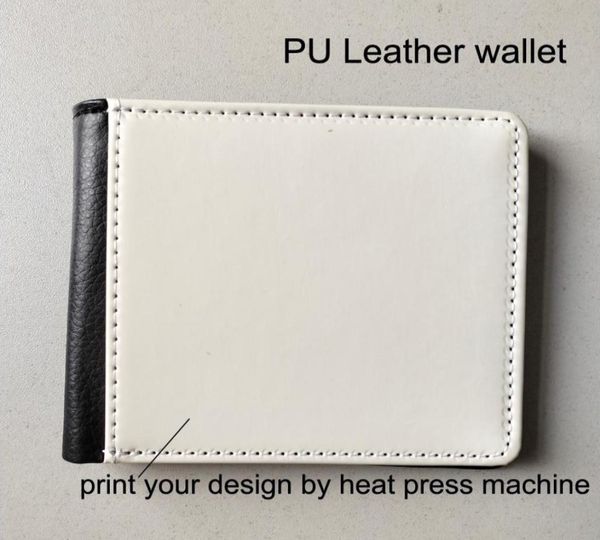 PU Leder Brieftasche Sublimation Heat Press Men039s Wallet -Geldbörse kann Ihr eigenes Design per MACHINE 100PCS5538439 drucken