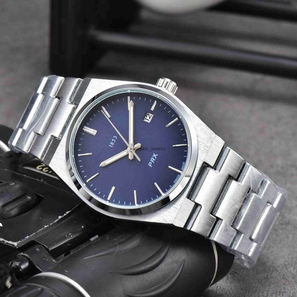 New Mody Mens 1853 Wrist Watches Men Automático Mecânica Relógios de Índice Mecânica Relógio de Luxúria Relógio Anterior Cinturoso PRX PRX Relógio