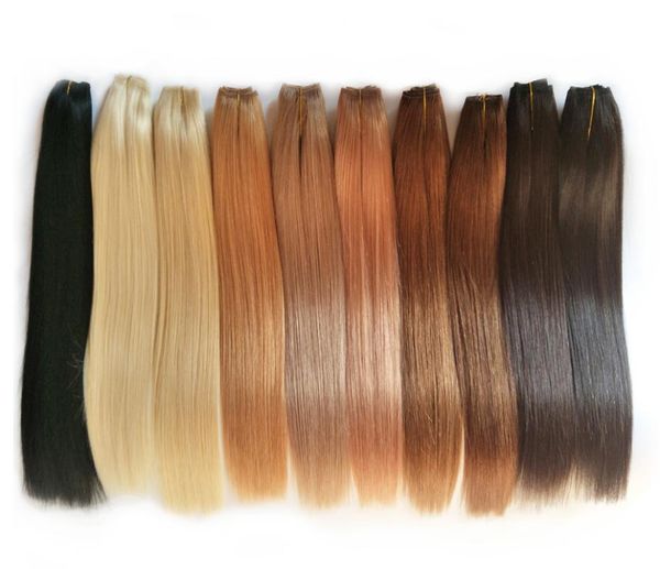 Capelli allineati per cuticole Remy Hair Weave Brasilian Driver Hair 1 fasci di alta qualità 14Quot16Quot18Quot20quot22Quot8225344