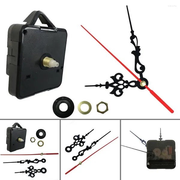 Orologi Accessori Kit di movimento dell'orologio Meccanismo Quarzo Mano di riparazione delle pareti Parti di riparazione di cerniere di armadietti fai -da -te silenzioso