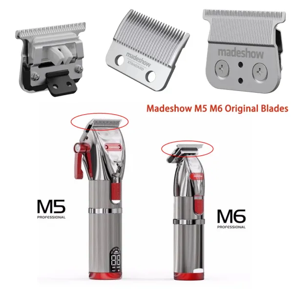 Schere Madeshow M6 M5 Original Clippers Blades Edelstahl Elektrische Haarschneiderblatt Haarschneider Ersatzschneider