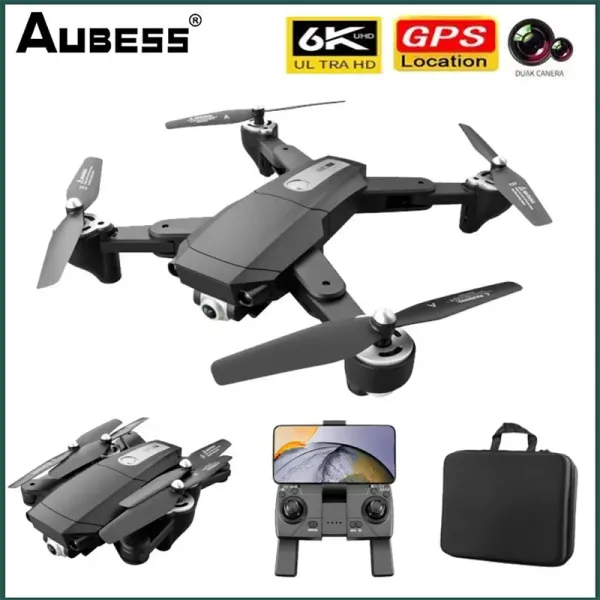 Drohnen S604 Pro Drone Folding Long Endurance Optical Flow Dual Camera 4K HD Aerial vier Achsenfotografie Flugzeug Smart GPS Return