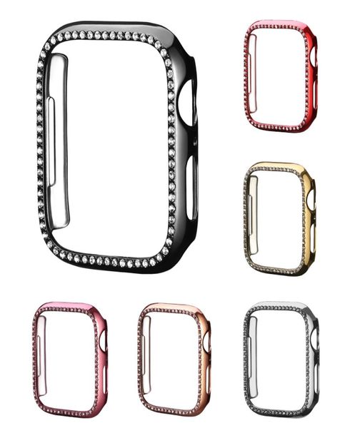 Diamond Bumper Protective Case for Apple Watch Cover Series 5 4 3 2 1 38mm 42mm casos para iwatch 5 4 40mm 44mm2740347