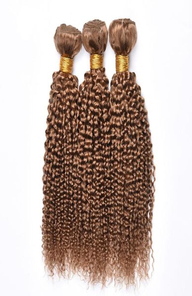 Neue Ankunft brasilianischer Honigblondes menschliches Haar Bundles 27 farbig gekinte lockige menschliche Haarextension billig brasilianische jungfräuliche Haare WEAV5381018