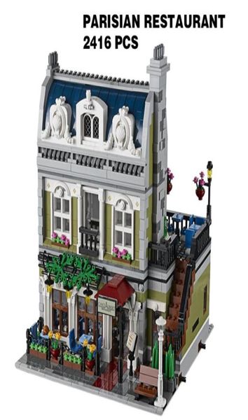 Com 5 mini figuras parisienses Bloco de construção de tijolos arquitetura de arquitetura da cidade visualização de brinquedo aniversário de Natal Presente5086863