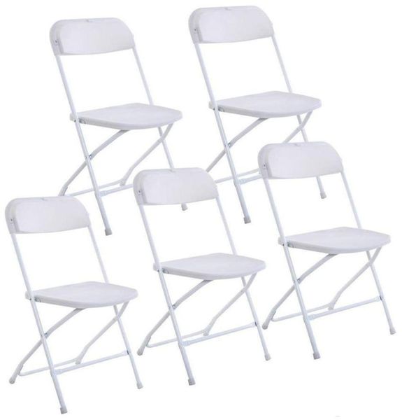 Yeni Plastik Katlanır Sandalyeler Düğün Partisi Etkinlik Sandalyesi Ticari Beyaz Gyq2857907