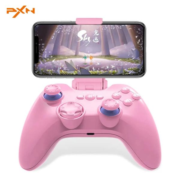 Gamepads pxn 6603 joystick gamepad wireless bluetooth controller gaming per il gioco mobile mobile iPhone da 3,56 pollici per iOS/Apple TV/iPod/iPad