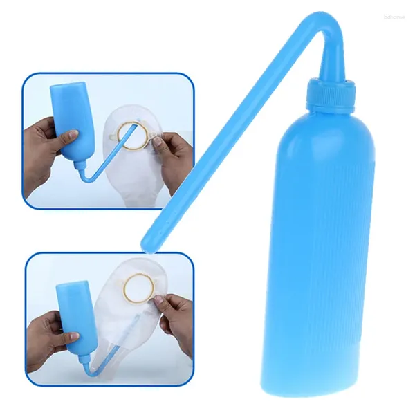 Boccette d'anca da 350 ml di detergente per ostomia bidet bidet anale bottiglie di lavaggio bottiglie di stoma sacchetti spruzzatore ileostomy borse forniture