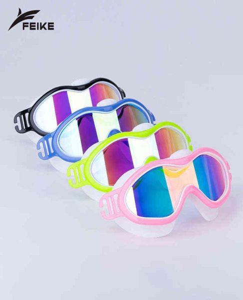 Ocgle di nuoto antimico ragazzi femminili occhiali da nuoto per occhiali da acqua zwembril googles impermeabili per bambini bicchieri h2285970303