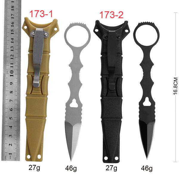 Hochwertige feste Klingenmesser EDC Tactical Self Defense Outdoor Hunting Camping Messer DIY -Werkzeuge 6 VERFÜGBAR