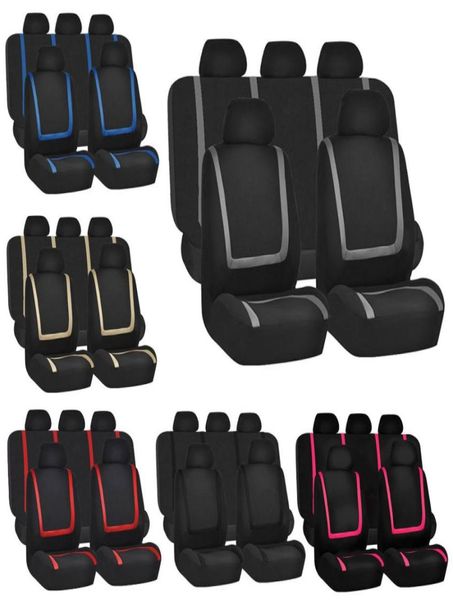 Copertine di sedili per auto universali 9 pezzi Coperchio completo Coperchio Accessori per interni automatici adatti per le auto Protector2346642