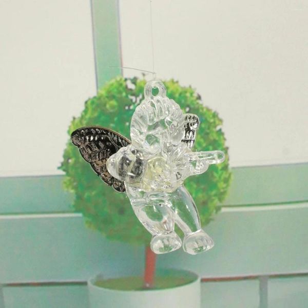Figurine decorative Guardian Angel Metal Alluminio Tubes Bell Wind Chime Garden Giardino Girniche Regalo per decorazione della parete per matrimoni