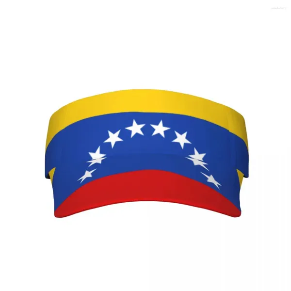 Berets Summer Sun Hat Men Men Women Регулируемая козыревая топ пустой венесуэльский флаг