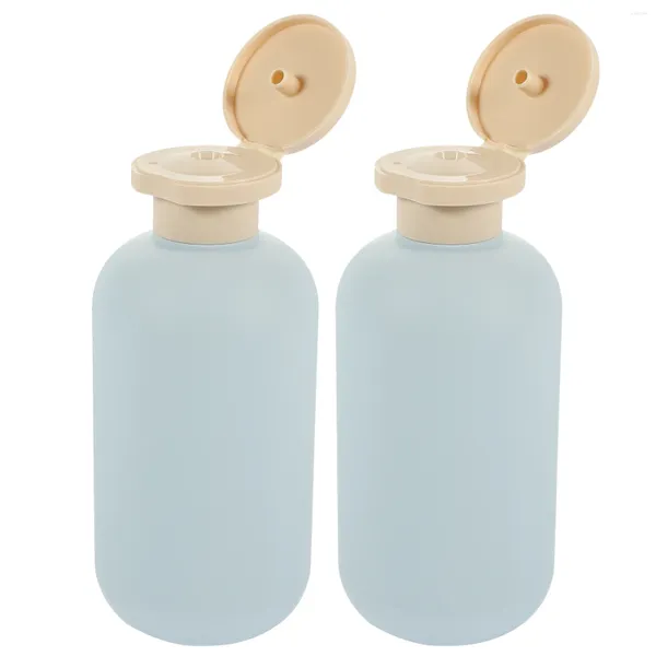 Dispensatore di sapone liquido Bottiglie di plastica Coperchi da viaggio Contenitori da viaggio per articoli da toeletta per la lozione.