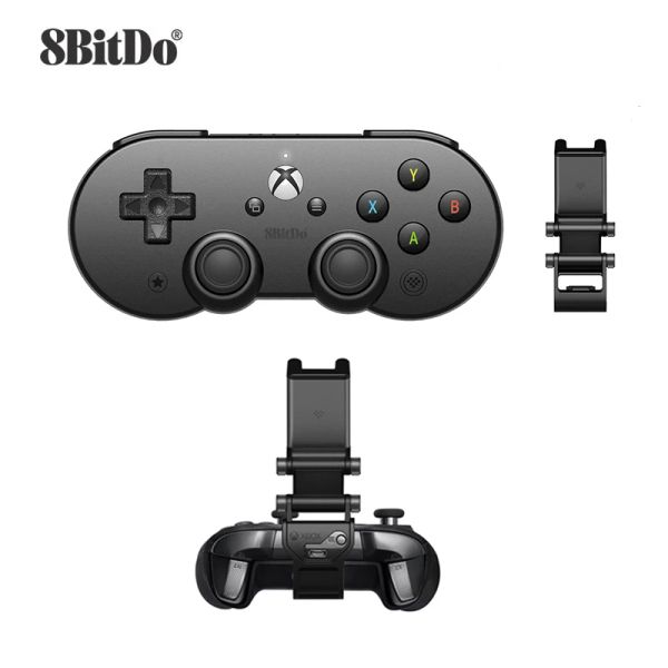 GamePads 8bitdo Bluetooth Gamepad Controller SN30 Pro для Xbox Cloud Gaming на Android включает в себя клип с зажимом для контроллера Xbox