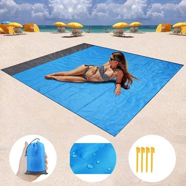 Pads Outdoor Wanderung Klappende Camping Strandmatte Magie Sand Selbstverletzungsmatte Handtuch Decke Reise Picknickatmattratze Matte