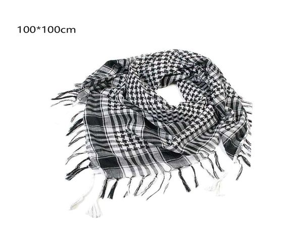 Todo encantador arab shemagh tático Palestina Poliestina Poliéster Shawl para homens Menas de moda Plaid Impresso Men Wraps5598990