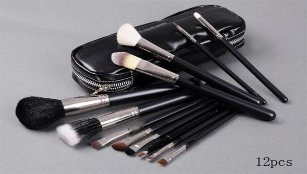 Novo pincel de maquiagem de vendas de boa qualidade 12 PCS Set Pouch Professional Brush242Z2456262