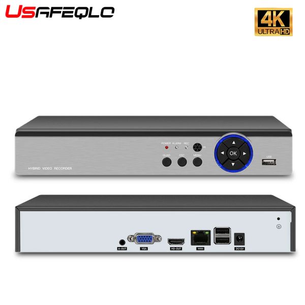 Spieler 4K NVR Videoüberwachungssystem Gesichtserkennung NVR IP -Recorder für Kameras Xmeye DVR 8 16 32Channels Sicherheitsschutz