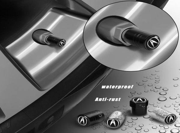 1 pcs Accordatura auto ruota metallica COPERCHIO Valvola della valvola pneumatici per Acura RDX Integra TLX CDX MDX RDX ZDX ILX TL RL Accessori8811252