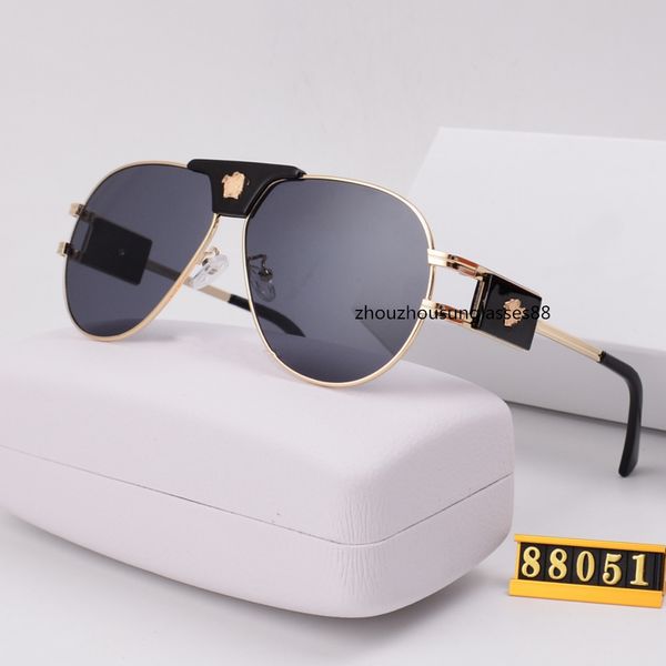 Luxus -Designerin rechteckige Sonnenbrille Männer Frauen Vintage -Töne fahren polarisierte Sonnenbrille männlicher Radfahren Strand Sonnenbrillen Fashion Metallplanke Sonnenbrille Eyewear1