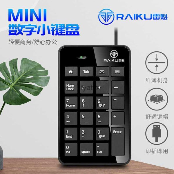 Tastaturen LEI KUI -Nummer Tastatur USB Mini 23 Schlüsselkassierer -Buchhaltung Finanzkabel H240412