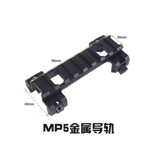 HQ Industrial MP5 Metal Upper Rail MP5K não destrutivo espelho de montagem Suporte de ponte de 20 mm de trilho