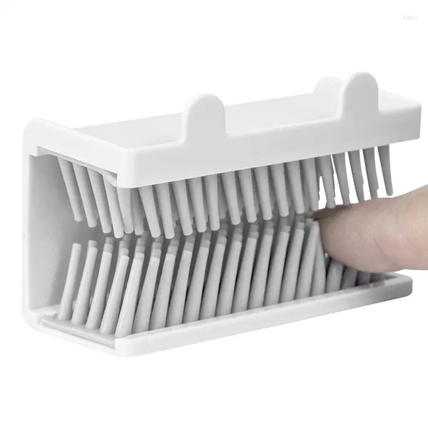 Flüssiger Seifenspender Haarfänger wiederverwendbares Duschwandsammler -Falle für Abflussschutz Silikon Weiß