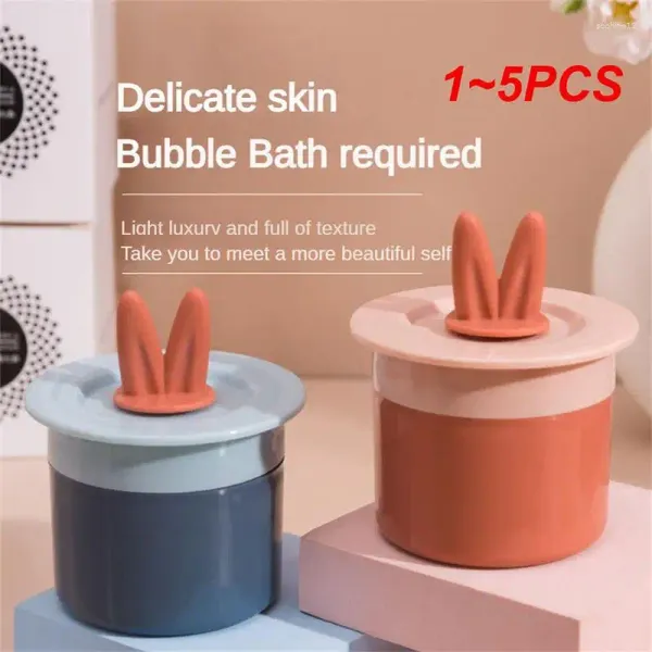 Flüssige Seifenspender 1-5pcs tragbarer Schaummaschinenherstellungsflaschenflaschenstücke zum Entfernen von Make-up-Tasse Shampoo Bubbler