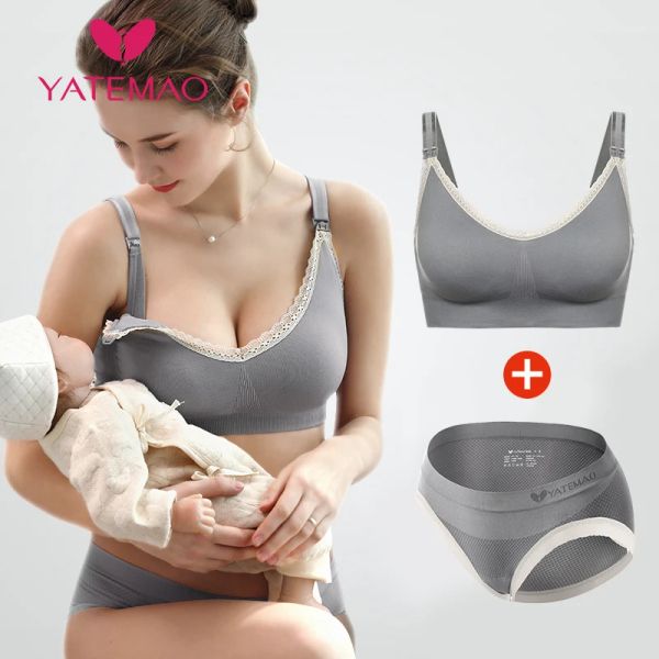 Abiti Yatemao che alimenta il reggiseno per il reggiseno di maternità in cura reggreta in gravidanza reggiseno soutien goleging adlatement gravidcancy women biancheria intima