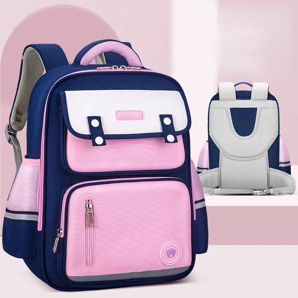 Rucksack orthopädische Grundschule Schoolbag Kinder Schulter Wirbelsäulenschutz 1-6 Klasse Mochila Infantil