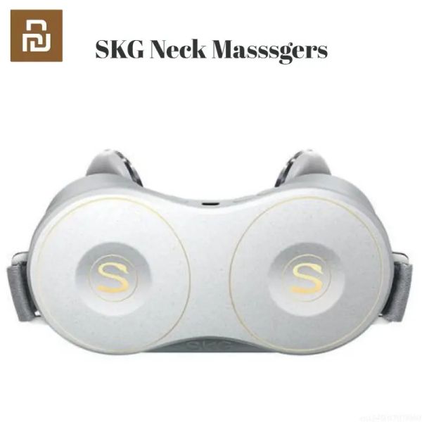 Massagegeräte YouPin SKG Neck Masssger Smart Electric wiederaufladbare H7 -Hals -Massagegeräte Heiße Kompress Magnetischer Puls Halsreliefschmerzen