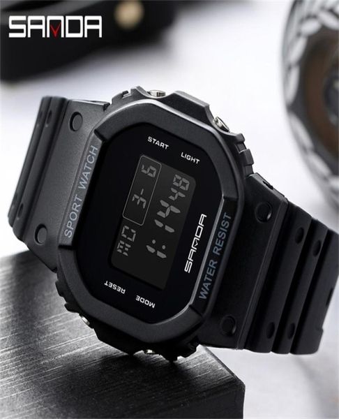Санда G в стиле цифровые часы для мужчин Водонепроницаемый шок MS Sport Es Boy Electronic Masculino Relgio Mulher 2103108579783