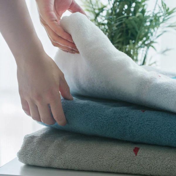 Handtuch reine Baumwolle Jacquard Saugende Badetücher für Erwachsene verdicken 70 140 Badezimmer Paare Kinder Home täglich weich