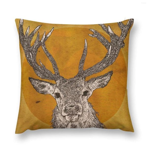 Подушка Wild Stag's Head Throw Cover Cover Luxury Couch S Обложки рождественские чехлы