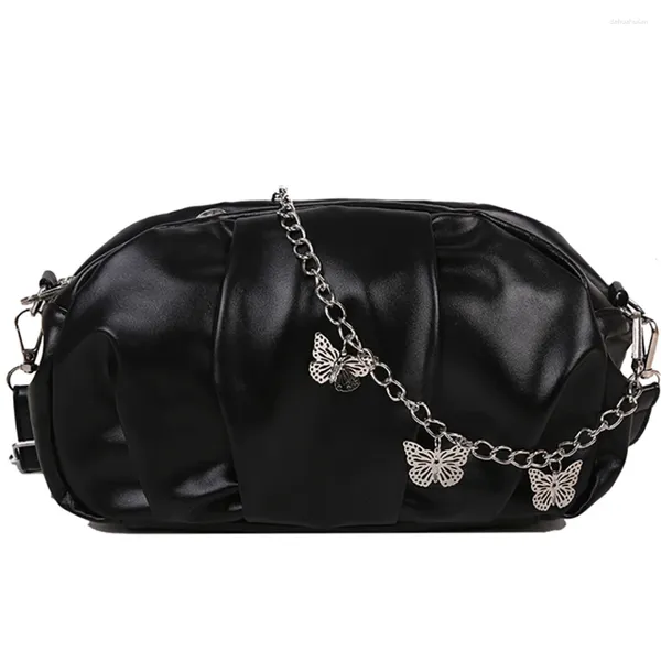 Bolsas de ombro de ombro de metal borboleta para mulheres Moda Moda Bolsa Crossbody Bolsas de designer de luxo feminino Pacotes de alta qualidade