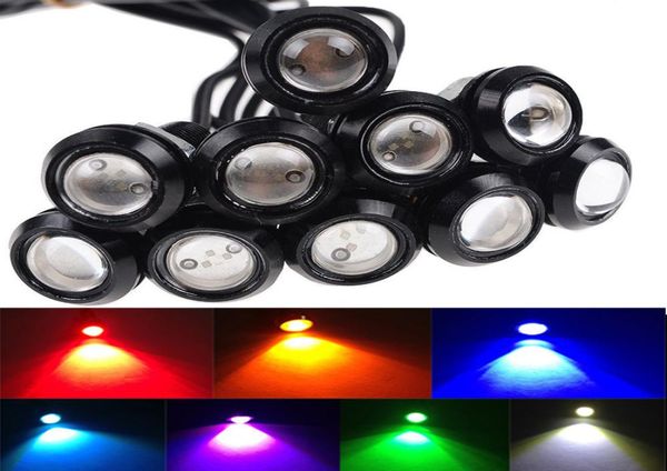 10pcspack 9W LED EAGLE ELEAÇÃO LUZ Branco Car nevoeiro DRL DIA DIA DIA BACKUP SINAL DE FREIO BRANCO AMBER AZUL GREEN4977918