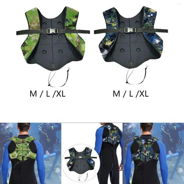 Frauen -Badebekleidung Tauchgewicht Vest Verstellbares Neopren zum Booten von Speerfischen Segeln
