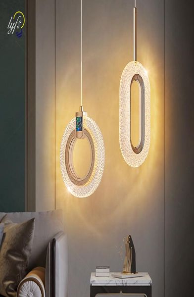 Luci a sospensione a led nordica Lampada per illuminazione interno per tavoli da pranzo per la casa scale per soggiorno moderno decorazione lussuosa 3900928